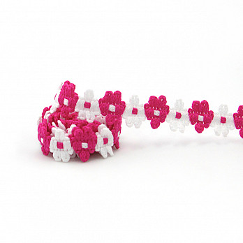 PASSAMANARIA LISBELA 1,2cm ROSA PINK/SEM BENEFICIAMENTO 50m