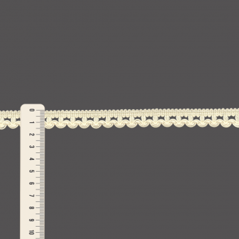 PASSAMANARIA ONDULAÇÃO 1,6cm CREME 50m