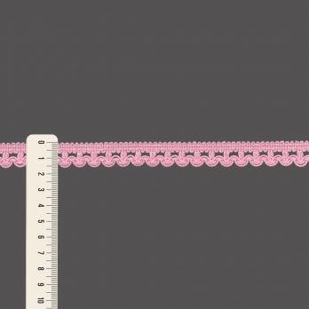 PASSAMANARIA ONDULAÇÃO 1,6cm ROSA PASTEL 50m