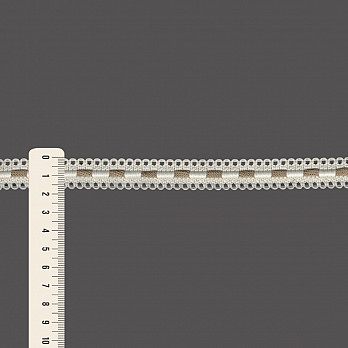 PASSAMANARIA PONTILHADA 1,7cm CHAMPAGNE/AREIA ESCURO 20m