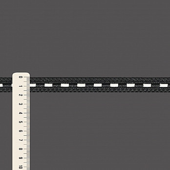 PASSAMANARIA PONTILHADA 1,7cm PRETO 20m