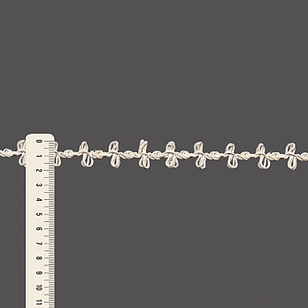 PASSAMANARIA ROCOCÓ 1,7cm CRU 1m