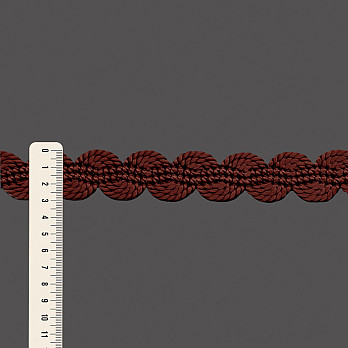 PASSAMANARIA SIANINHA CORDÃO 3cm MARROM 20m
