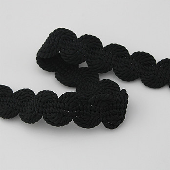 PASSAMANARIA SIANINHA CORDÃO 3cm PRETO 20m