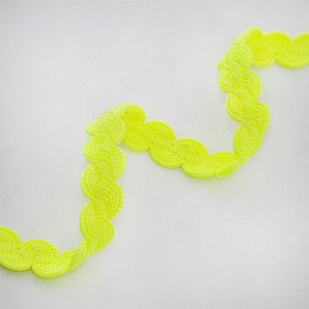 PASSAMANARIA SIANINHA ZIG ZAG 1,4cm AMARELO NEON 50m