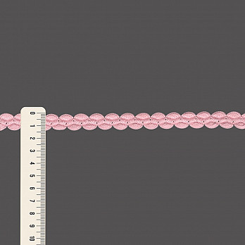 PASSAMANARIA SIANINHA ZIG ZAG 1,4cm ROSA CLARO 50m