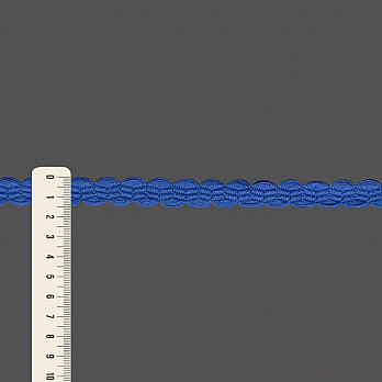 PASSAMANARIA SIANINHA ZIG ZAG 1,5cm AZUL 50m