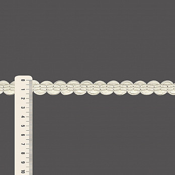 PASSAMANARIA SIANINHA ZIG ZAG 1,5cm CHAMPAGNE 10m