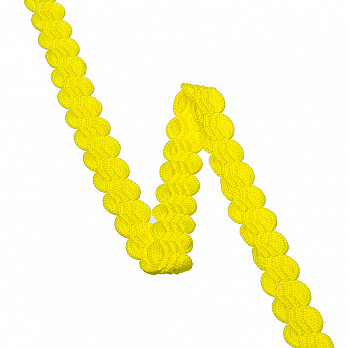 PASSAMANARIA SIANINHA ZIG ZAG 1,5cm AMARELO 10m