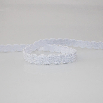 PASSAMANARIA SIANINHA ZIG ZAG 1,5cm BRANCO 10m