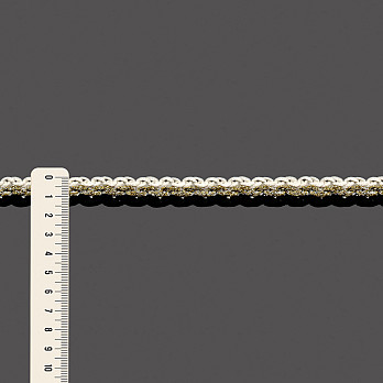 PASSAMANARIA TRANÇADA SAVANA 1,5cm CHAMPAGNE/OURO/PRATA/PRETO 20m