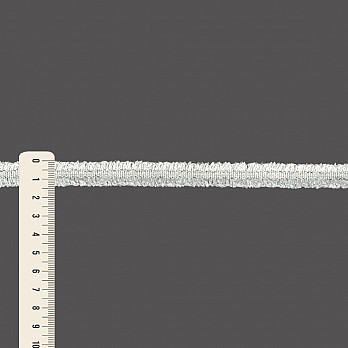 PASSAMANARIA TWEED 1,4cm CHAMPAGNE/PRATA 50m