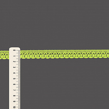 RENDA PICOT MILENIUM 1,5cm VERDE LIMA 50m
