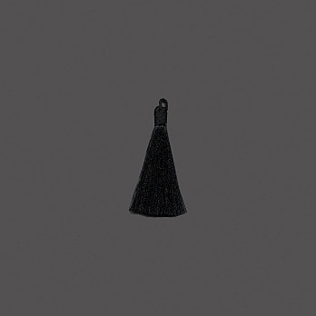 PINGENTE SOLTO 7,1cm PRETO 50un