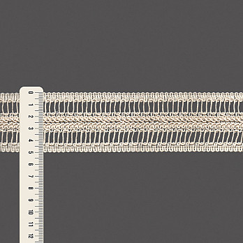 PONTO PALITO DUPLO ESPIGA 5cm CRU 30m