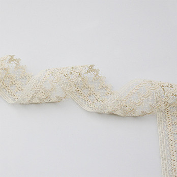 RENDA BARROCA 5,9cm CRU 10m