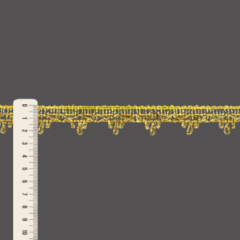 RENDA BICO 2,3cm OURO 10m