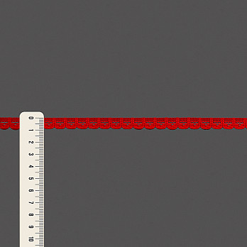 RENDA BICO CAMBORIU 9mm VERMELHO MAÇÃ 50m