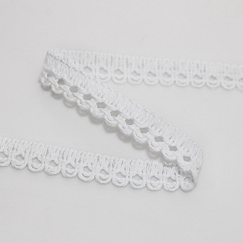 RENDA BICO KELI 1cm BRANCO 10m