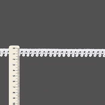 RENDA BICO ZIG ZAG 1,5cm BRANCO 50m