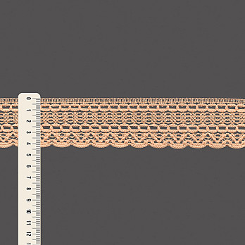 RENDA BOLINHA 4,3cm CRU  30m