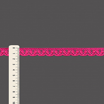 RENDA BOLINHA MEDIA 1,4cm PINK 50m