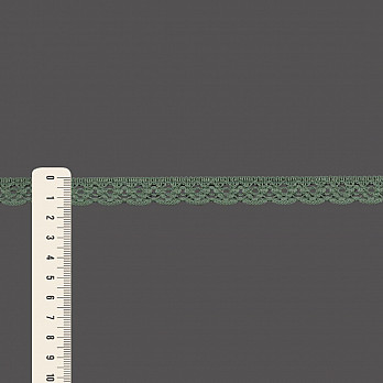 RENDA BOLINHA MÉDIA 1,4cm VERDE 30m