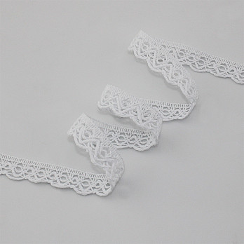RENDA BOLINHA MEDIA 1,6cm BRANCO 30m