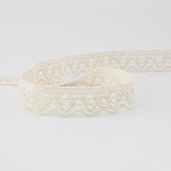 RENDA BOLINHA MEDIA 1,6cm CRU 30m