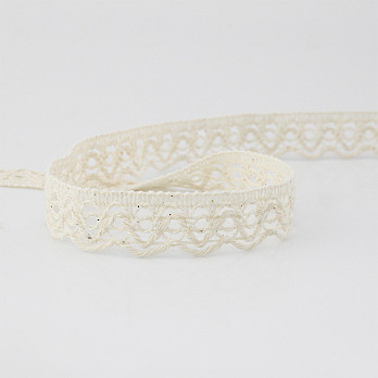 RENDA BOLINHA MEDIA 1,6cm CRU 30m