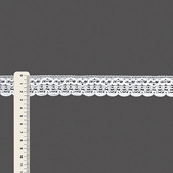 RENDA CORAÇÃO ZIG ZAG CUORE 2,6cm SEM BENEFICIAMENTO 30m