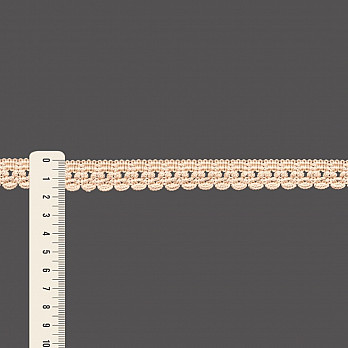 RENDA CROCHÊ BICO 1,7cm CAMURÇA CLARO 50m
