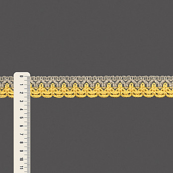 RENDA CROCHÊ FLOR 2,6cm AREIA/AMARELO BEBÊ 30m