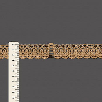 RENDA CROCHÊ FLOR 2,7cm BEGE 30m