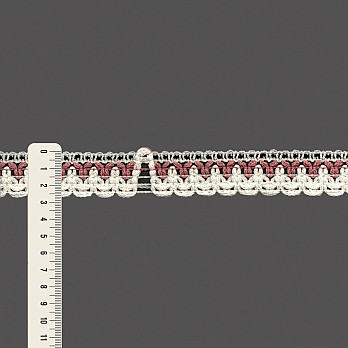 RENDA CROCHÊ FLOR 2,7cm CHAMPAGNE/ROSÉ VELHO 30m