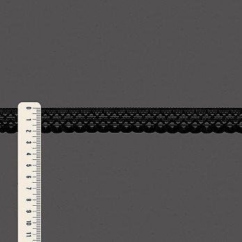 RENDA FLORIPA 2,2cm PRETO 30m