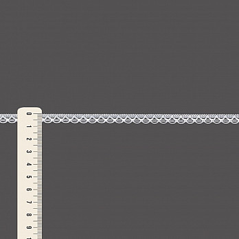 RENDA FLORIPA 7mm BRANCO 50m