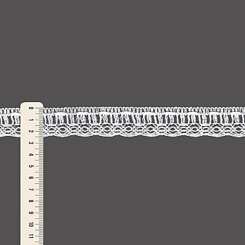 RENDA PASSA FITA 2,5cm BRANCO 30m