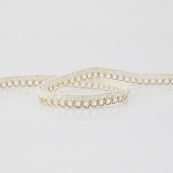 RENDA PICOT 9mm CRU 10m