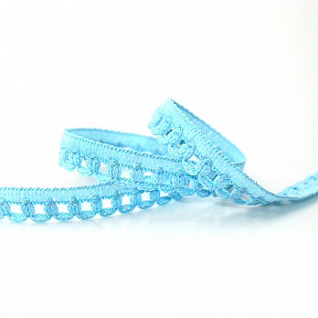 RENDA PICOT 9mm AZUL BEBÊ 30m