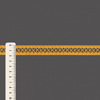 RENDA PONTO PALITO 1,9cm AMARELO OURO 50m