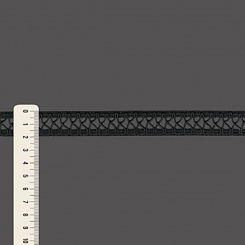 RENDA PONTO PALITO 1,9cm PRETO 50m