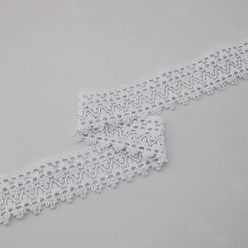 RENDA ZIG ZAG BOLINHA LOLLA 5,2cm BRANCO 30m