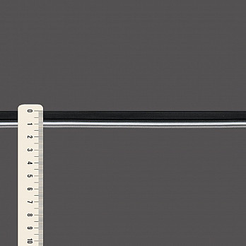 VIVO CROCHÊ TRÊS CABEÇAS 1,3cm PRETO/SEM BENEFICIAMENTO/CINZA MÉDIO 50m
